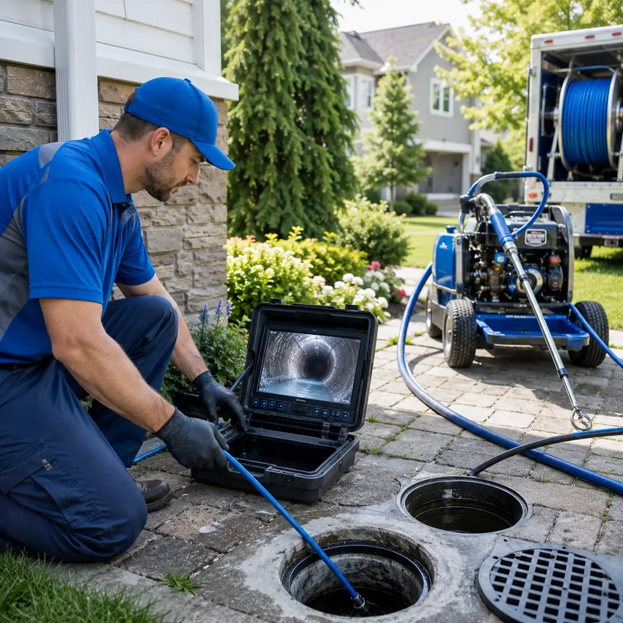 Outdoor drain cleaning professionals serving Penfield, NY